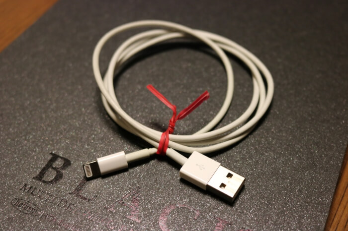 接続ケーブル（Lightning - USBケーブル）