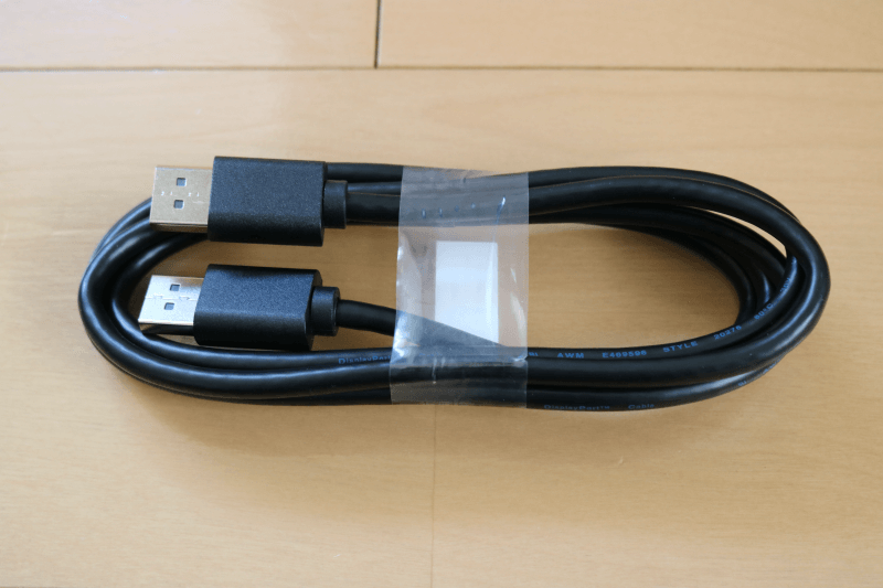 Dell デジタルハイエンドシリーズ U2720Q 27インチ4K HDR USB-C モニタ－：付属品　DPケーブル(DP – DP)