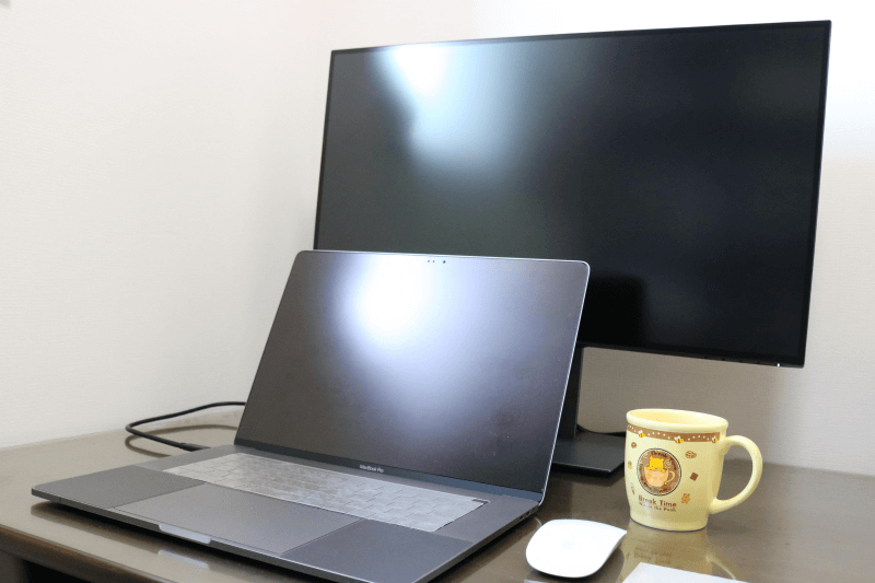 MacBook Pro ２７インチ４Ｋ外付けディスプレイDell U2720Qの解像度変更手順